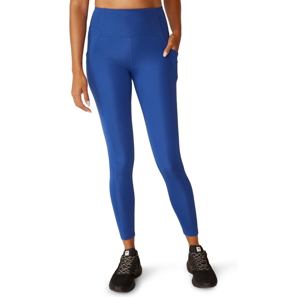 Beyond Yoga Powerbeyond Strive High-Waisted Pocket Midi Leggings Marine Blue XS
